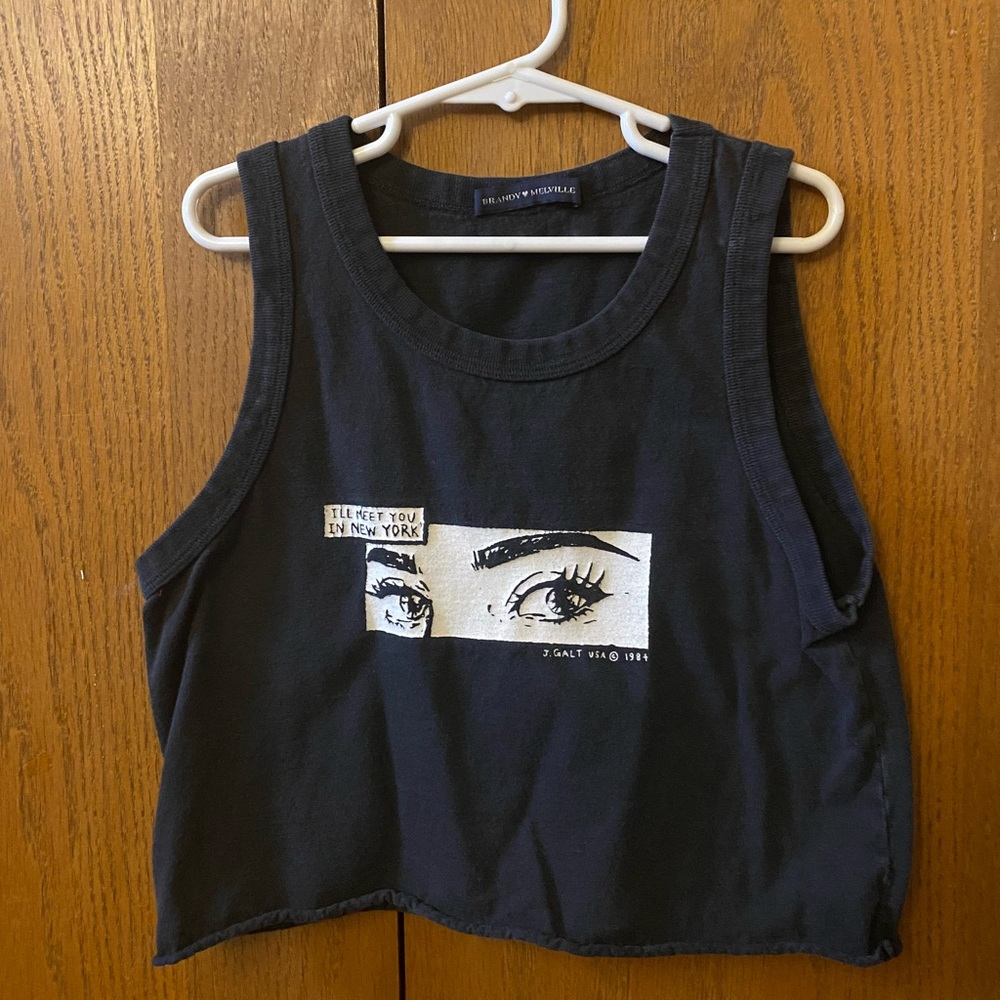 Brandy Melville I’ll meet you in New York Tank top